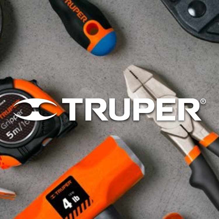 Truper logo with Truper handheld tools
